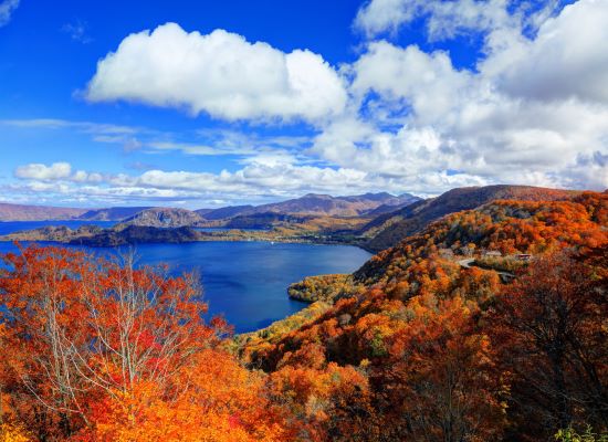 錦秋の十和田湖